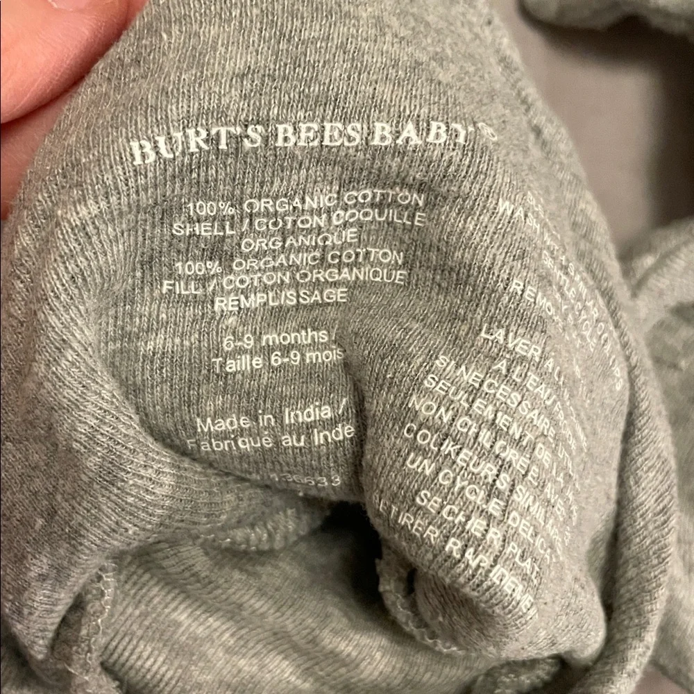 Burt’s bees baby walker cotton booties shoes
